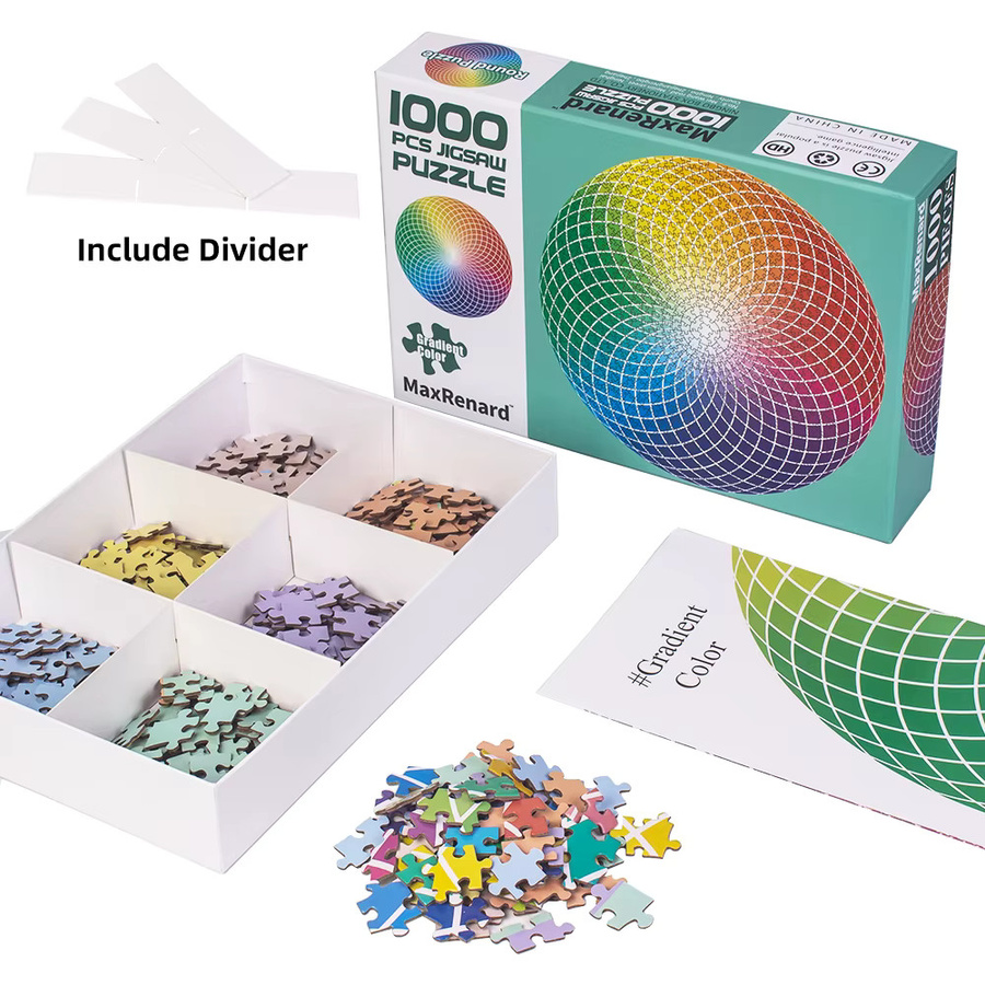 MaxRenard Puzzle Regenbogenfarben 1000 Teile - Bild 3