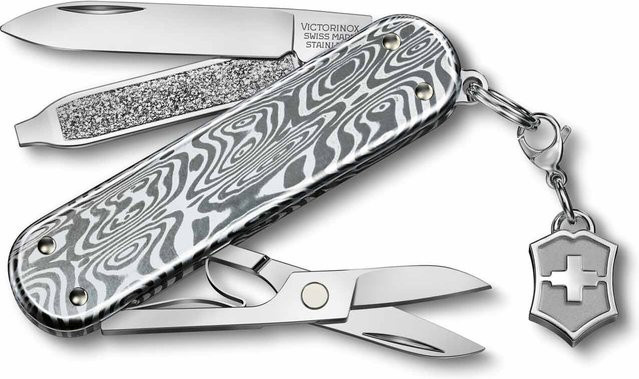 Victorinox Classic SD Brilliant, 58 mm, Damast - Bild 1