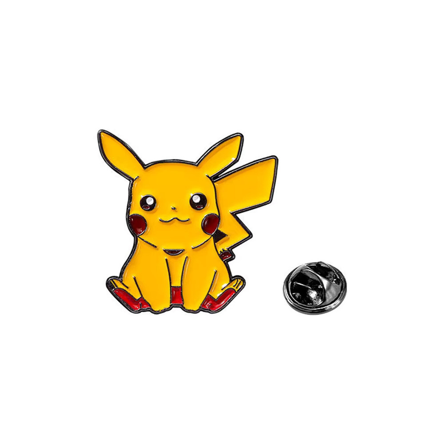 Potdemiel 5-teiliges Pokemon-Emaille-Pins-Set, Metall, Damen - Bild 2