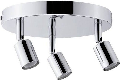 Paulmann Carolina Deckenleuchte GU10 in Chrom, moderne runde Metallleuchte für Wohnzimmer und Badezimmer - Bild 1