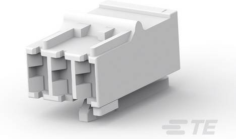 TE Connectivity Leiterplattensteckverbinder in Weiß mit 5mm Rastermaß - Bild 1