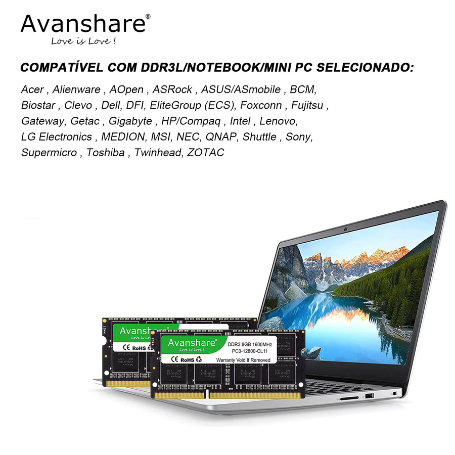 Avanshare DDR5 SODIMM Laptop-Notebook-Arbeitsspeicher - Bild 2