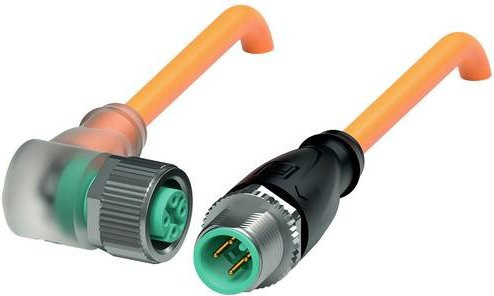 Pepperl+Fuchs Sensor-Aktor-Steckverbinder 216981, konfektioniert, orange, Länge: 1 m, 4-polig - Bild 1