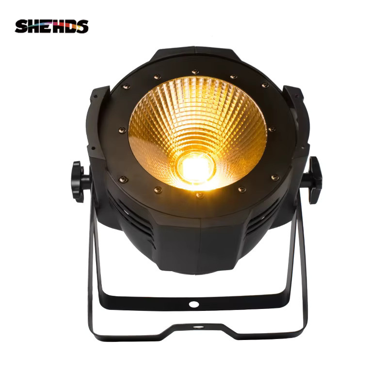 SHEHDS 200W 2in1 COB LED Par Scheinwerfer mit Scheunentür in Schwarz für Bühnenbeleuchtung, Disco, Hochzeit und Theater (Warmweiß und Kaltweiß) - Bild 2
