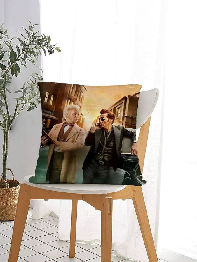 TV Good O-OmenS Series Kissenbezug aus Plüsch in quadratischer Form für dein Sofa und deine Heimdekoration - Bild 5