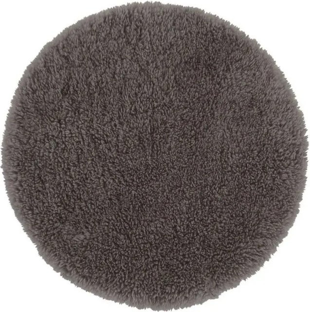 Vercai Rugs Teppich Curly Dunkelgrau, quadratisch, rutschfest, B/T: 90 x 90 cm - Bild 1