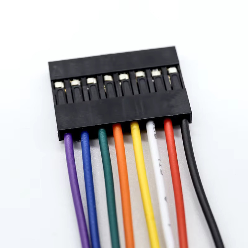 Gringmak Dupont 2,54mm Drahtstecker Weiblich Set, 10 Stück, Mehrfarbig - Bild 2