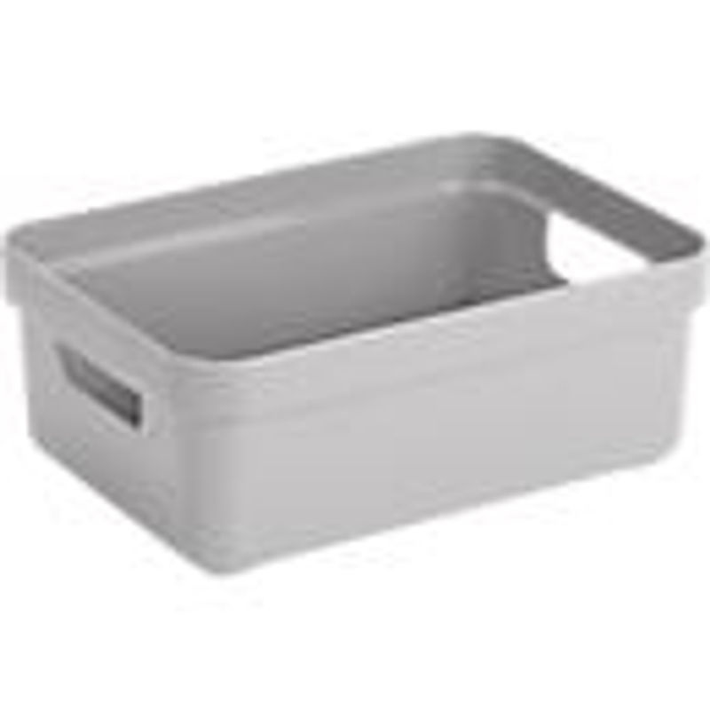 Sunware Sigma Home Aufbewahrungsbox mit Griffen, grau, 9 l - Bild 3