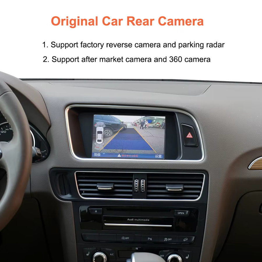 Bonroad Kabelloses CarPlay und Android Auto Nachrüst-Kit für Audi A4 A5 Q5 S5 B8 (2008-2016) mit 3G MMI und MMI 2G, Mirror Link und AirPlay, Schwarz - Bild 4