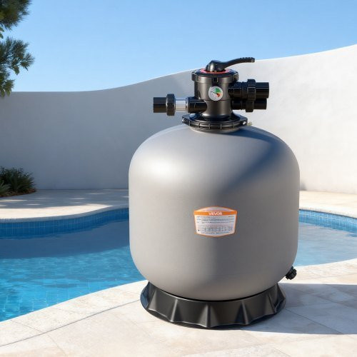 VEVOR Sandfiltersystem für Aufstellpools mit 600 mm Filterkessel und 7-Wege-Mehrwegeventil, 246 l/min - Bild 1