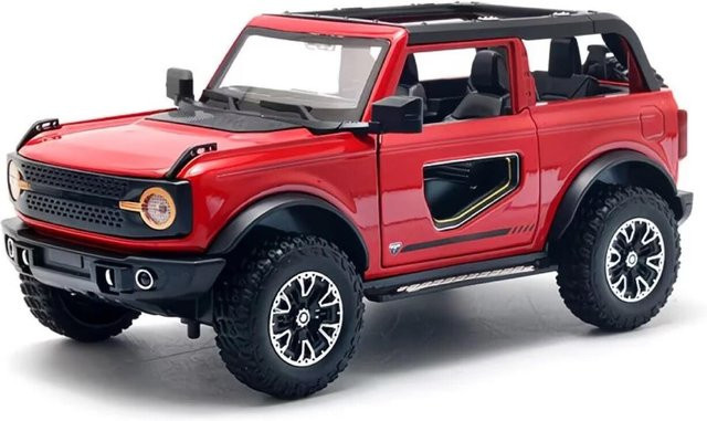 Linyi toy car F Bronco Lima SUV, Modellauto, 1:24, Metall, mit Licht und Sound, ab 14 Jahren - Bild 1