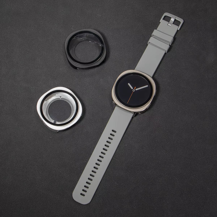 CAOWTAN Uhrenzubehör Aluminium, Silber, Samsung Galaxy Watch 8 - Bild 2