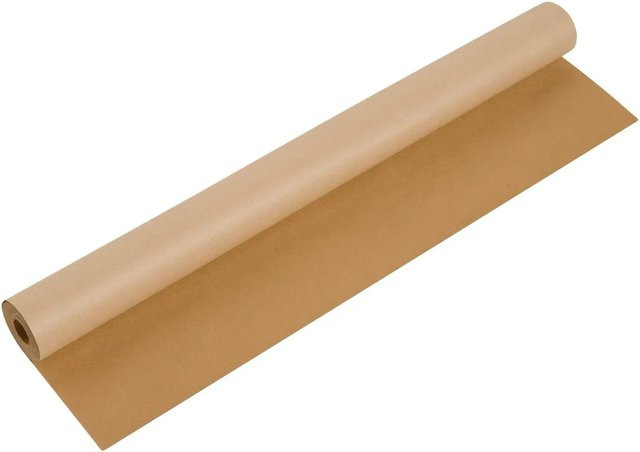 LUX-TOOLS Auslegekrepp aus absorbierendem Papier in Braun, Breite: 1 m, Länge: 20 m - Bild 1