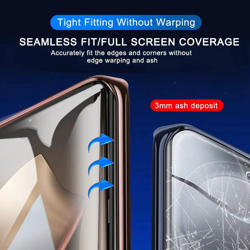 3er-Pack Hydrogel-Displayschutzfolie für Xiaomi Redmi Note 10T 11T 5G 9C 9A 9I Note 10 Pro Max 11 Pro Plus, transparent - Bild 3