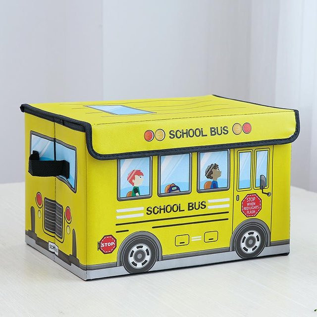 Mango Event Aufbewahrungstruhe mit Klappdeckel für das Kinderzimmer, gelb, B/T/H: 38,0 x 25,0 x 38,0 cm - Bild 1