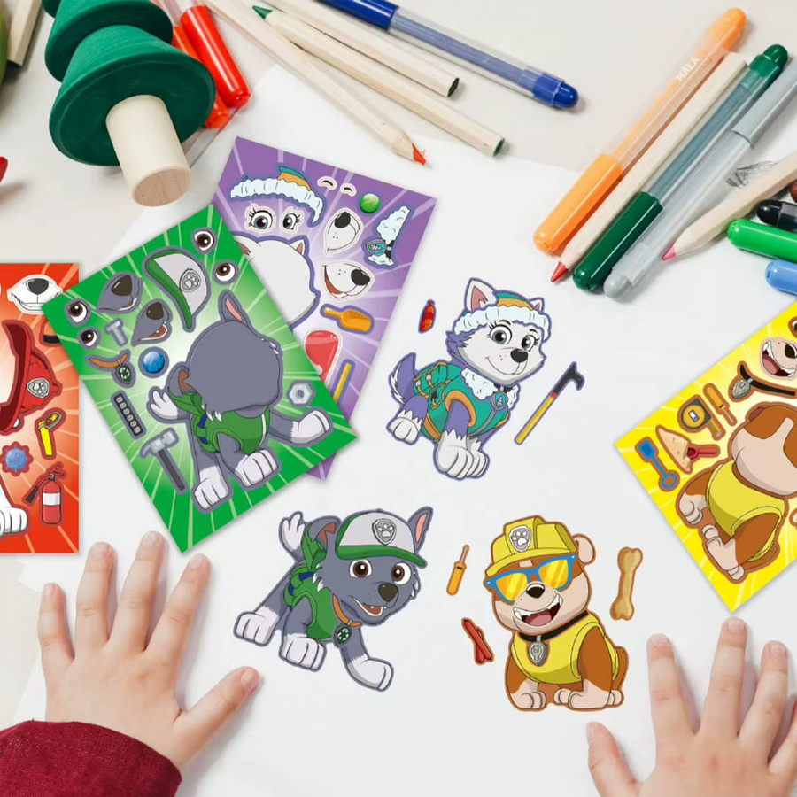 Paw Patrol Make a Face Puzzle, 16 Blatt, Bunt / Mehrfarbig - Bild 4