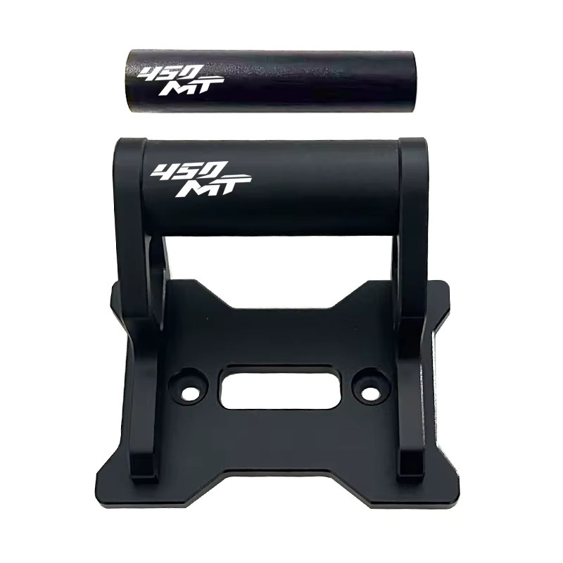 CNC Aluminium GPS-Telefonhalterung für CFMOTO 450MT 2024-2025 in Schwarz - Bild 3