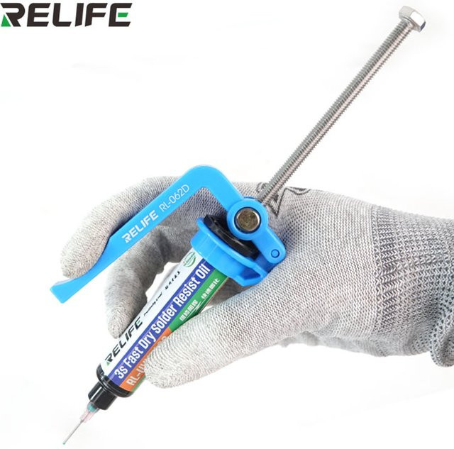 RELIFE RL-062D UV-Lötmaske Tinte in Blau für Motherboard-Reparaturen mit 5-10cc Inhalt - Bild 1