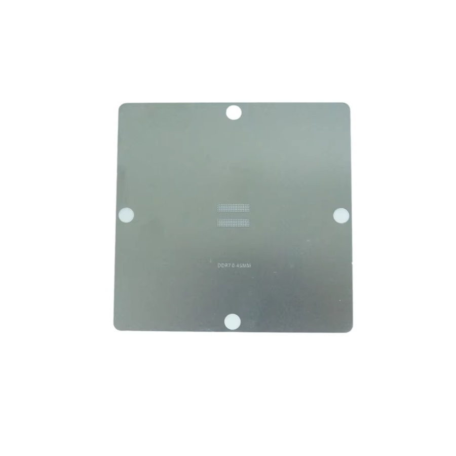 6er Set BGA Reballing-Schablonen für PS4 DDR7 CXC90044GB 90mm in Silber, 0,5mm Stahlschablone für PS4 Spielkonsolen BGA IC Reballing - Bild 2