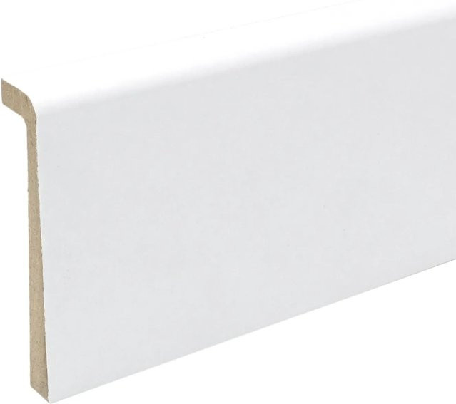 Döllken Profiles MDF Fliesenrenovierungsprofil Weiß, B: 80 mm, H: 20 mm, Länge: 2500 mm - Bild 1