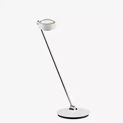 Occhio Sento Tavolo 80 D LED Tischleuchte in Weiß glänzend und Chrom glänzend mit warmweißem Licht (3.000 K) - Bild 1