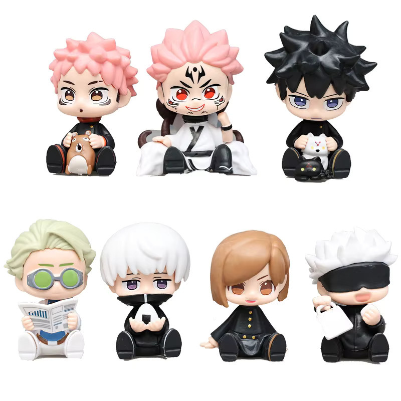 Bandai Jujutsu Kaisen Q-Version Anime-Figurenset, 7-teiliges Set - Bild 3