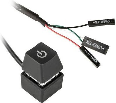 Kolink KL-EXPWR Externer Power-Knopf Schwarz - Bild 1