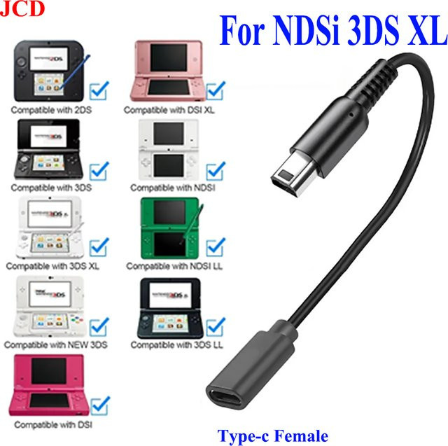ChengHaoRan USB-C Ladegerät Kabel für Nintendo 3DS, 2DS XL und 2DS LL - Bild 1