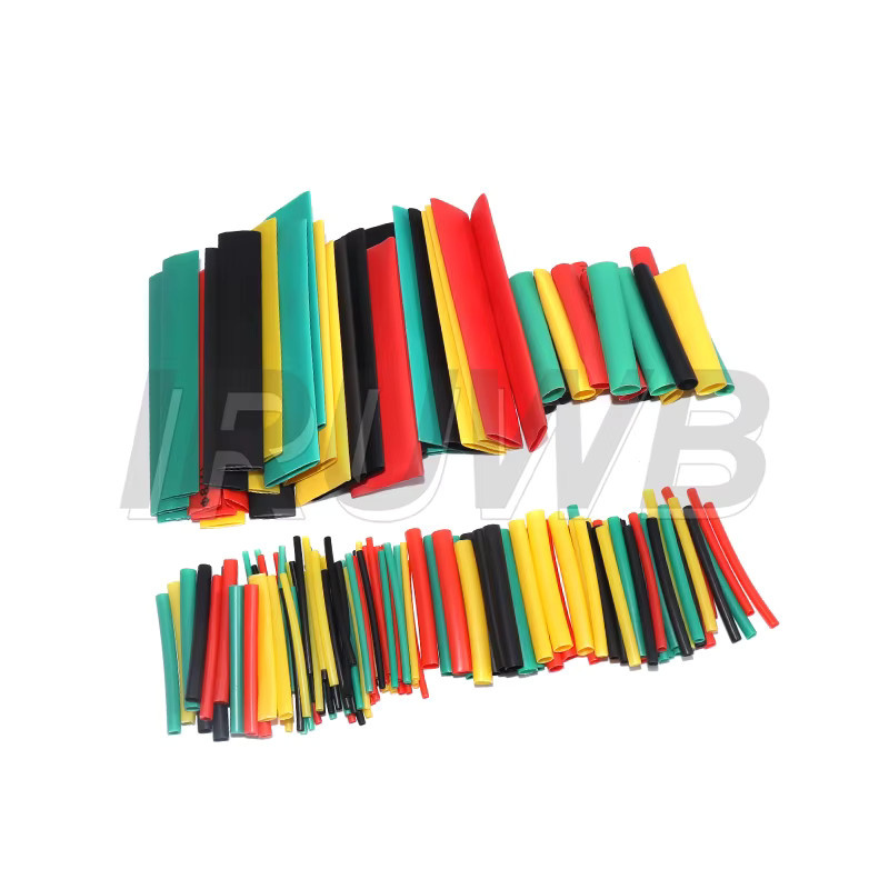 IRUWB Schrumpfschlauch-Set mit Isolierschlauch und thermobeständigem Rohr in Schwarz und Multicolour - Bild 2