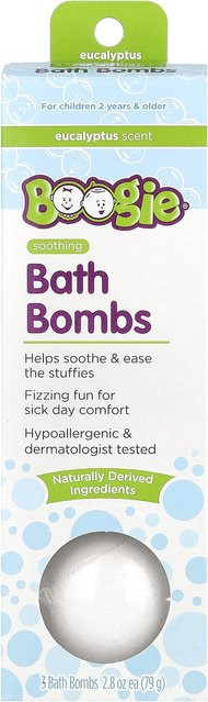 Boogie Wipes Badebomben Eukalyptus, 79 g, Kinder - Bild 1