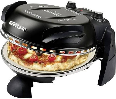 G3 Ferrari Delizia Pizzaofen G10006 mit Pizzastein in Schwarz - Bild 2