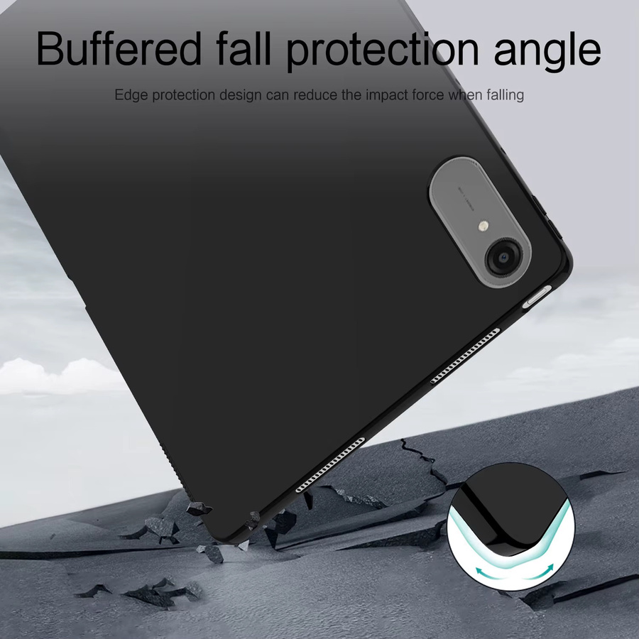 AJIUYU Silikon-TPU Schutzhülle für Lenovo Idea Tab Pro Gen 2 und Xiaoxin Pad Pro GT 13 Zoll in Schwarz - Bild 3