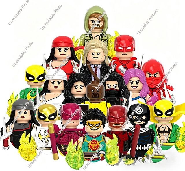 Hot Toys Marvel Bausteine Minifiguren, Montagemodell-Ornamente, Einzelfigur - Bild 1