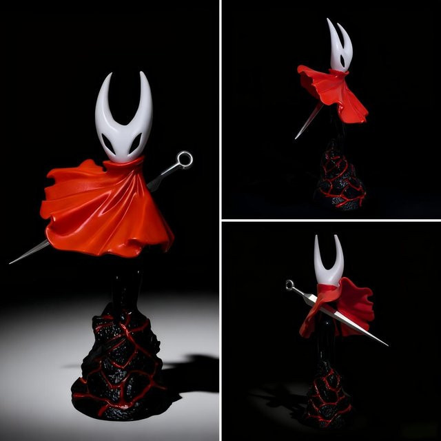 Hollow Knight Kleiner Ritter Anime Actionfigur aus PVC, Modell Dekoration Ornament für Sammler, Höhe: 19 cm - Bild 1