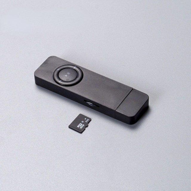 Sirius Mini-MP3-Musikplayer mit 16GB Speicher in Schwarz mit 3,5mm Klinkenanschluss und USB - Bild 1