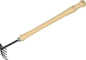 Ideal Handrechen aus Spezialstahl mit Buchenstiel, Länge: 40 cm - Bild 1