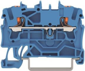 WAGO 2-Leiter-Durchgangsklemme 2202-1204 2,5mm² blau mit Drücker - Bild 1