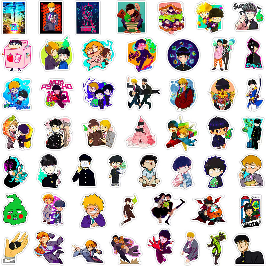 Bandai Mob Psycho 100 Aufkleber, 10-teiliges Set - Bild 3