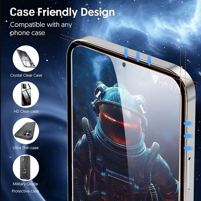 Xiaomi Redmi Note 15 Pro Anti-Spionage Sichtschutzglas aus gehärtetem Glas, transparent - Bild 5