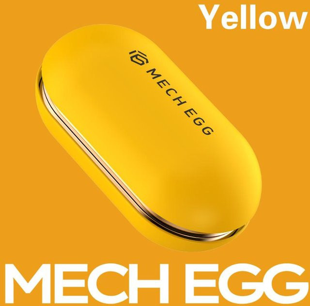 Topmix Mech Egg EDC Fidget Slider Metall, gelb - Bild 1
