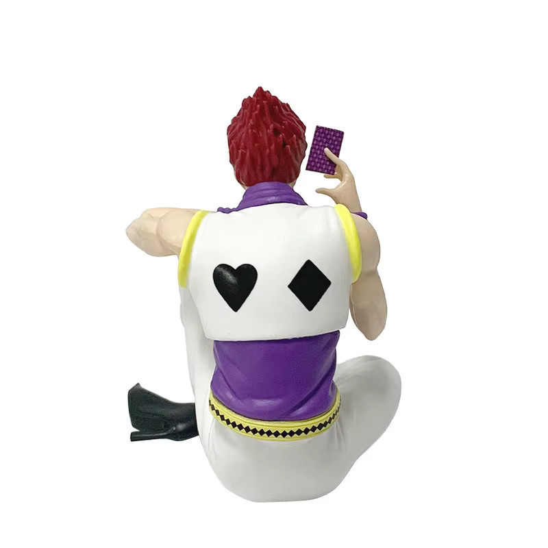 Hisoka Anime-Figur aus Hunter x Hunter als PVC-Actionfigur in sitzender oder stehender Pose - Bild 3