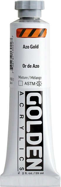 Golden Heavy Body Acrylfarbe Azo Gold - Bild 1
