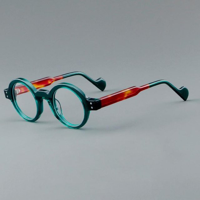 Bai Fen Bai Electronic 3C Korrekturbrille, Acetat, Rund, Vollrand, Unisex, grey, multicolour - Bild 1