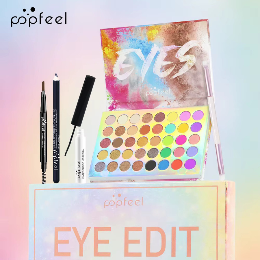 POPFEEL Lidschatten-Paletten-Set mit 40 Farben, Unisex - Bild 5