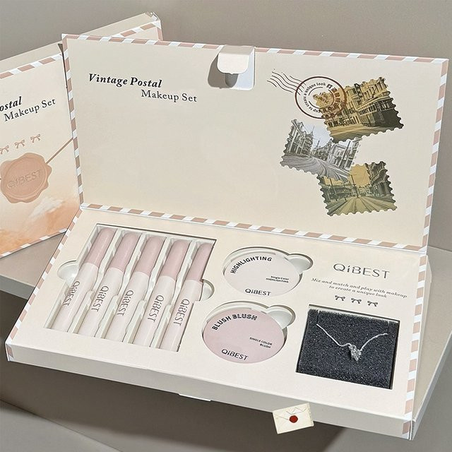 QIBEST Make-up-Set, 5-teilig, matt, Damen - Bild 1