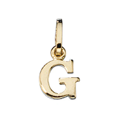 Colfem Anhänger Buchstabe G, 333 Gelbgold, Unisex - Bild 1