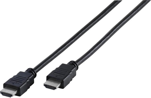 Vivanco High Speed HDMI Kabel mit Ethernet in Schwarz, Länge: 1,5 m - Bild 1