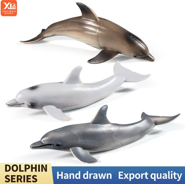 XIALIBAOMOWAN Delphin-Actionfiguren, Meeresleben Modell, Lernspielzeug - Bild 1