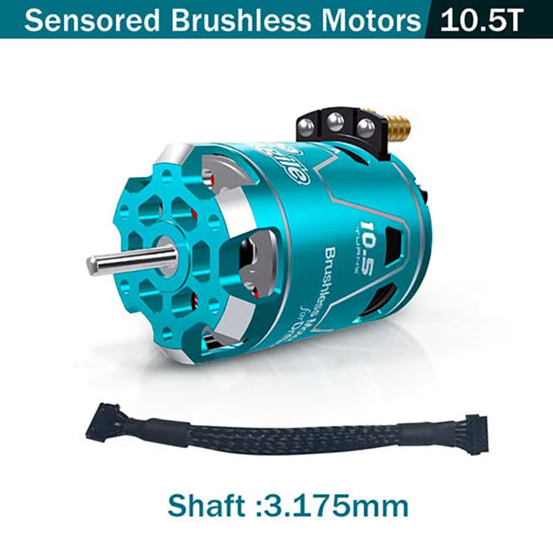 SKYRC FuriaX Hyper Agile/Supa Agile 540 3650 Drift-Motor, 1:10, Metall, Blau - Bild 2
