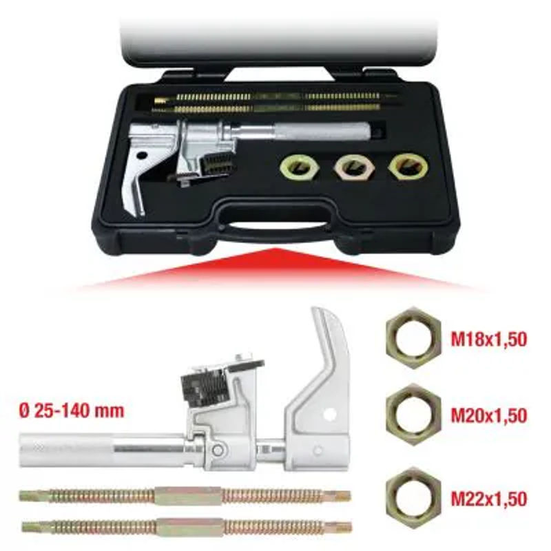 KS TOOLS Gewindereparatur-Satz für Innen- und Außengewinde, 6-teilig, Silber - Bild 2